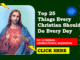 Top 25 Things Every Christian Should Do Every Day