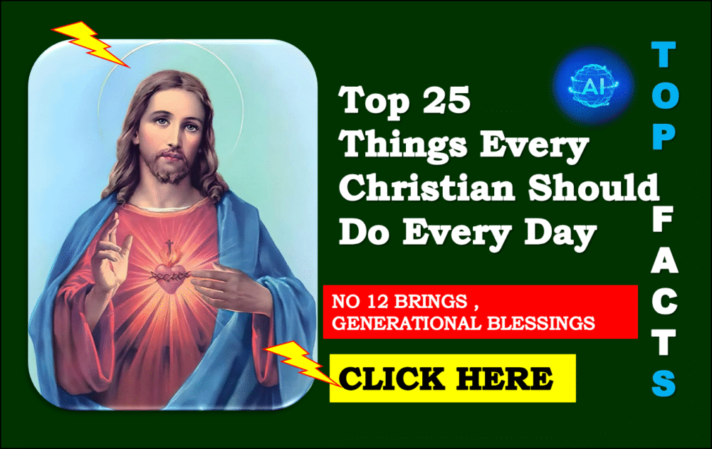 Top 25 Things Every Christian Should Do Every Day