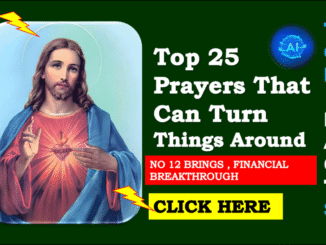 Top 25 Prayers That Can Turn Things Around