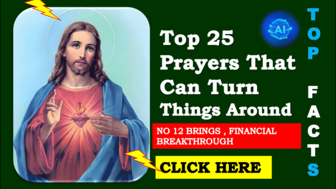 Top 25 Prayers That Can Turn Things Around